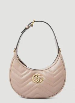 Gg Marmont Half-Moon Mini Shoulder Bag