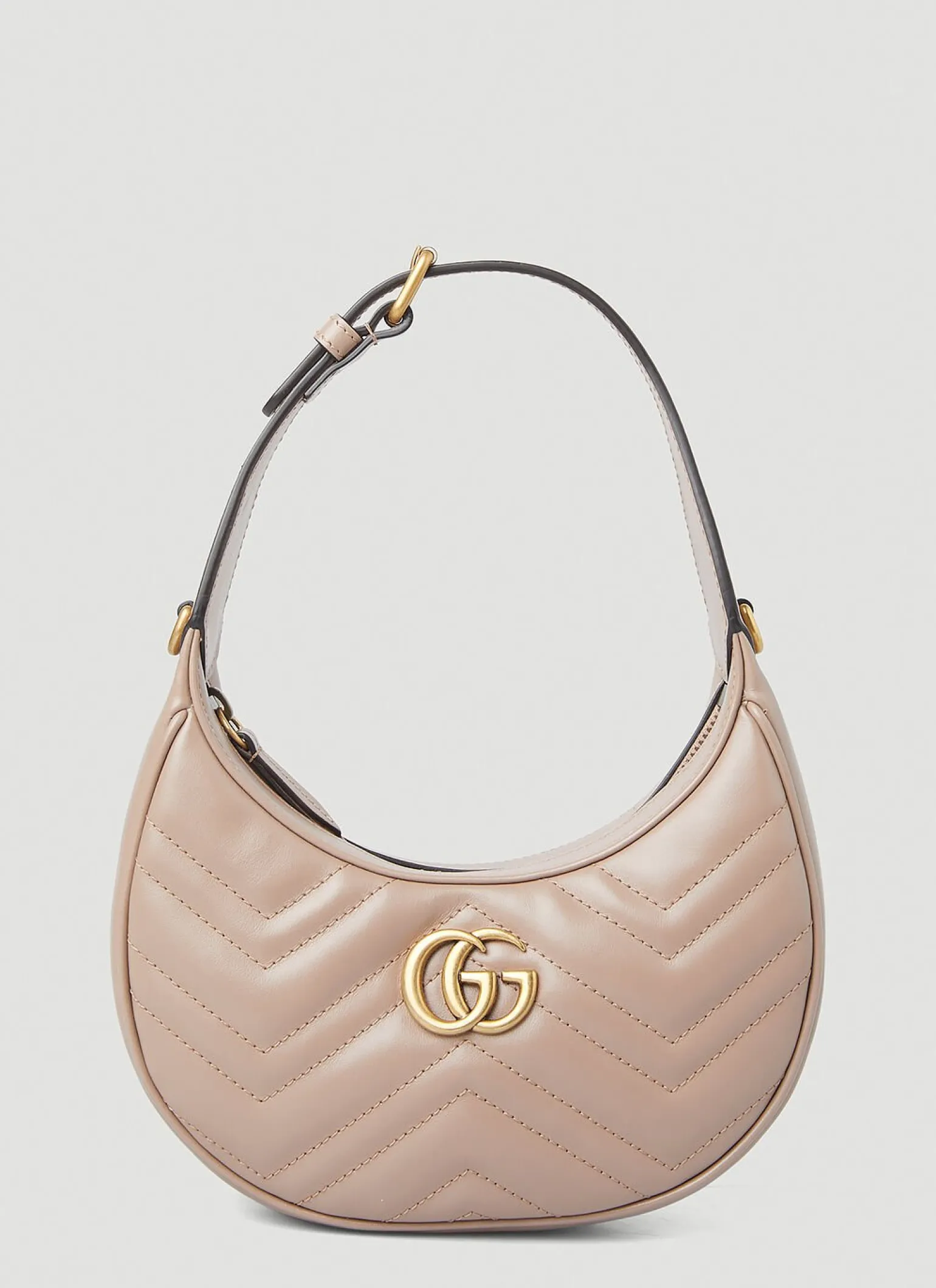 Gg Marmont Half-Moon Mini Shoulder Bag