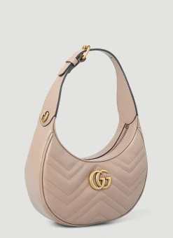 Gg Marmont Half-Moon Mini Shoulder Bag