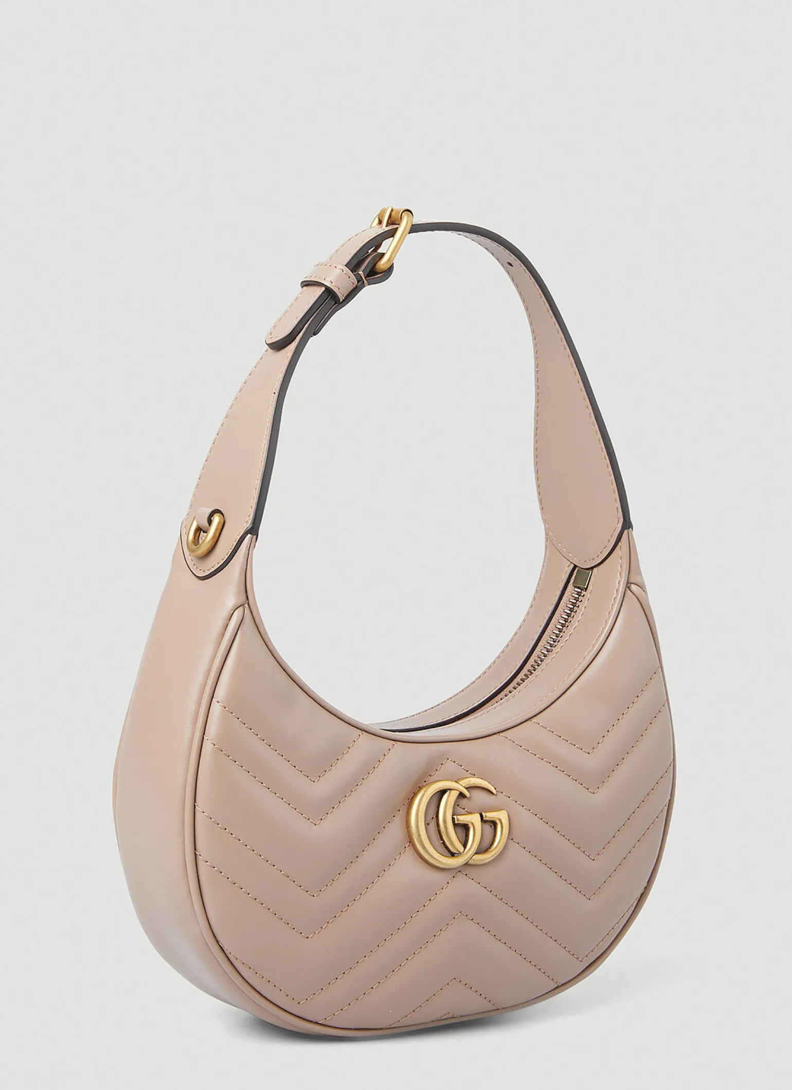 Gg Marmont Half-Moon Mini Shoulder Bag