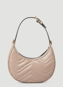 Gg Marmont Half-Moon Mini Shoulder Bag