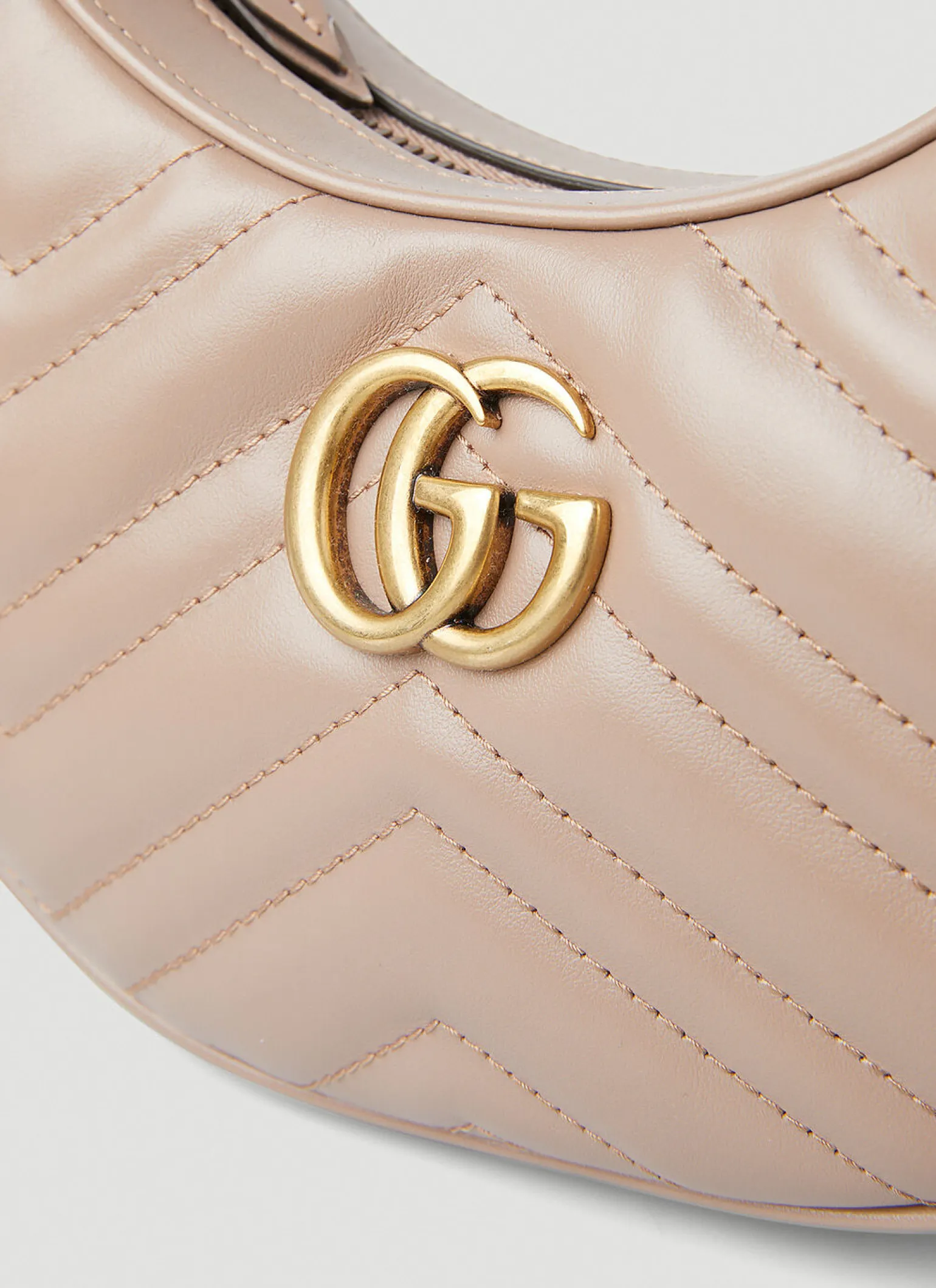 Gg Marmont Half-Moon Mini Shoulder Bag