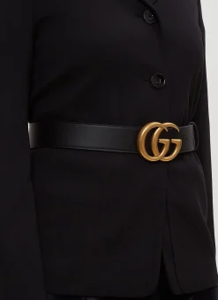 Gg Marmont Leather Belt