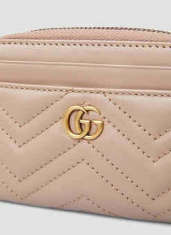 Gg Marmont Quilted Card Holder