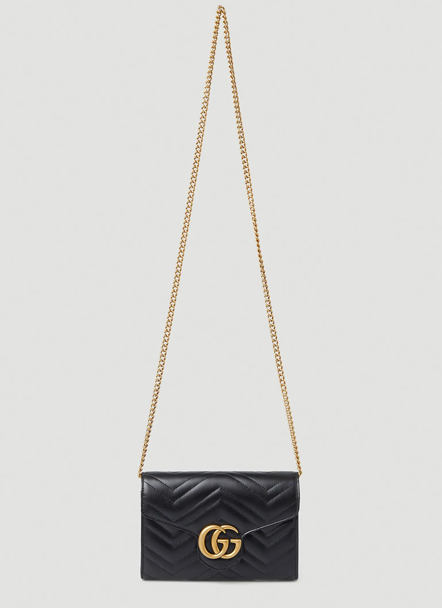 Gg Marmont Quilted Mini Chain Shoulder Bag