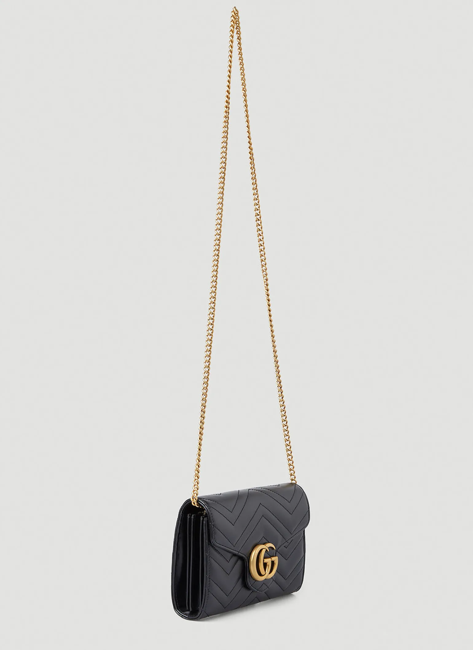 Gg Marmont Quilted Mini Chain Shoulder Bag