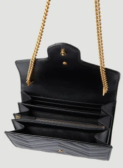 Gg Marmont Quilted Mini Chain Shoulder Bag