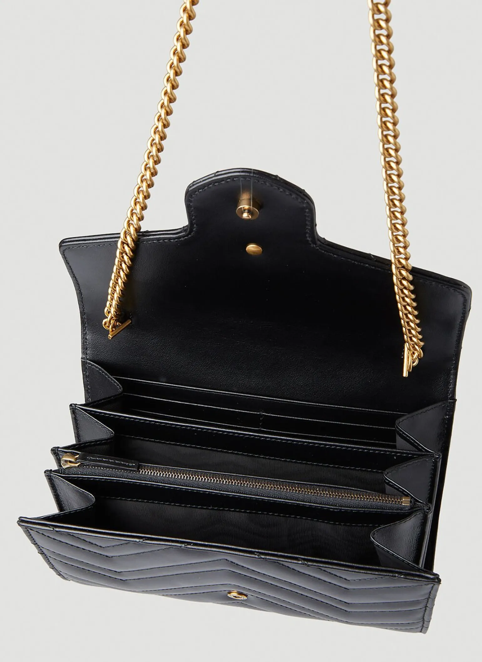 Gg Marmont Quilted Mini Chain Shoulder Bag