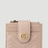Gg Marmont Quilted Mini Card Holder