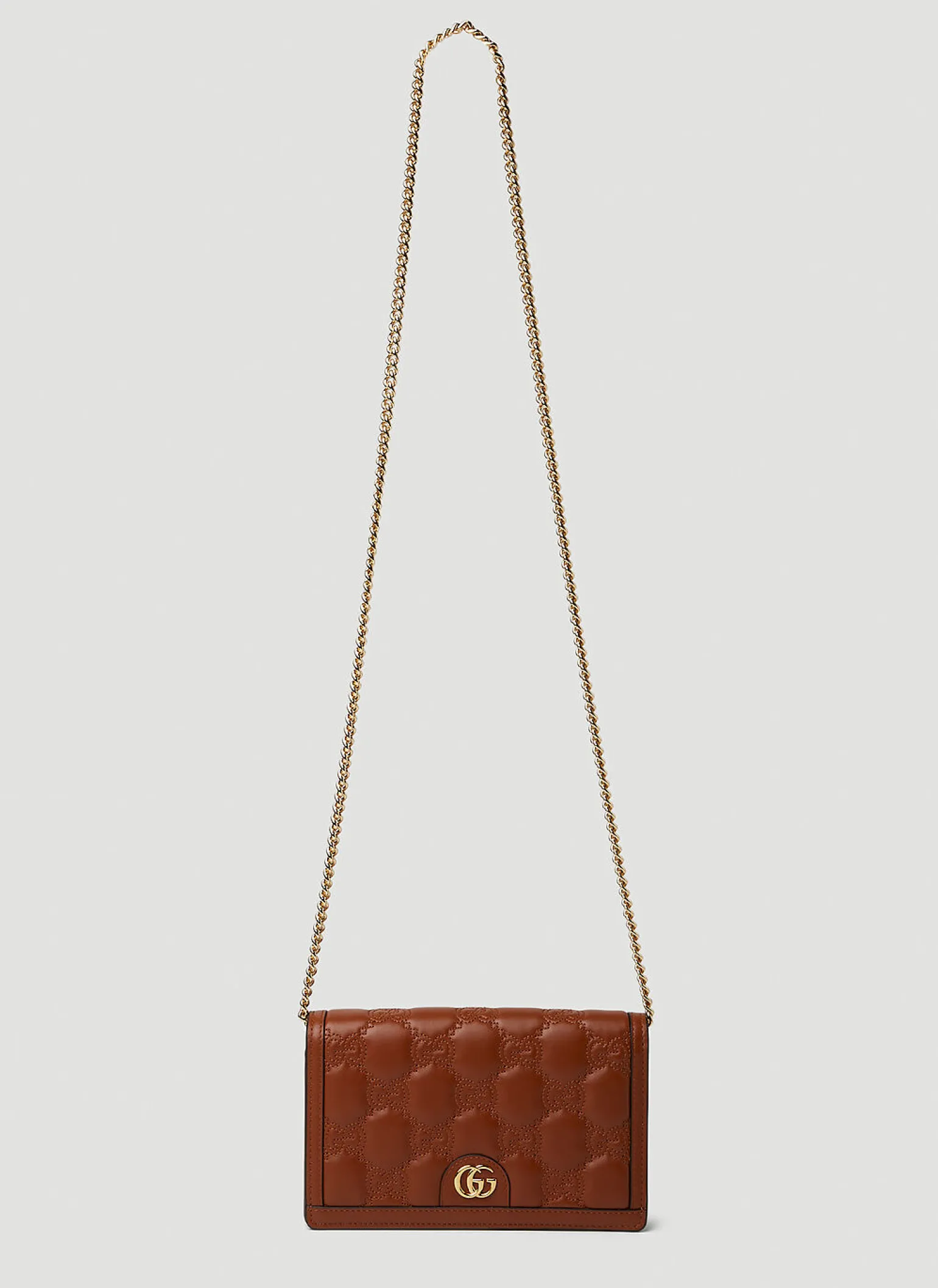 Gg Matelasse Chain Wallet