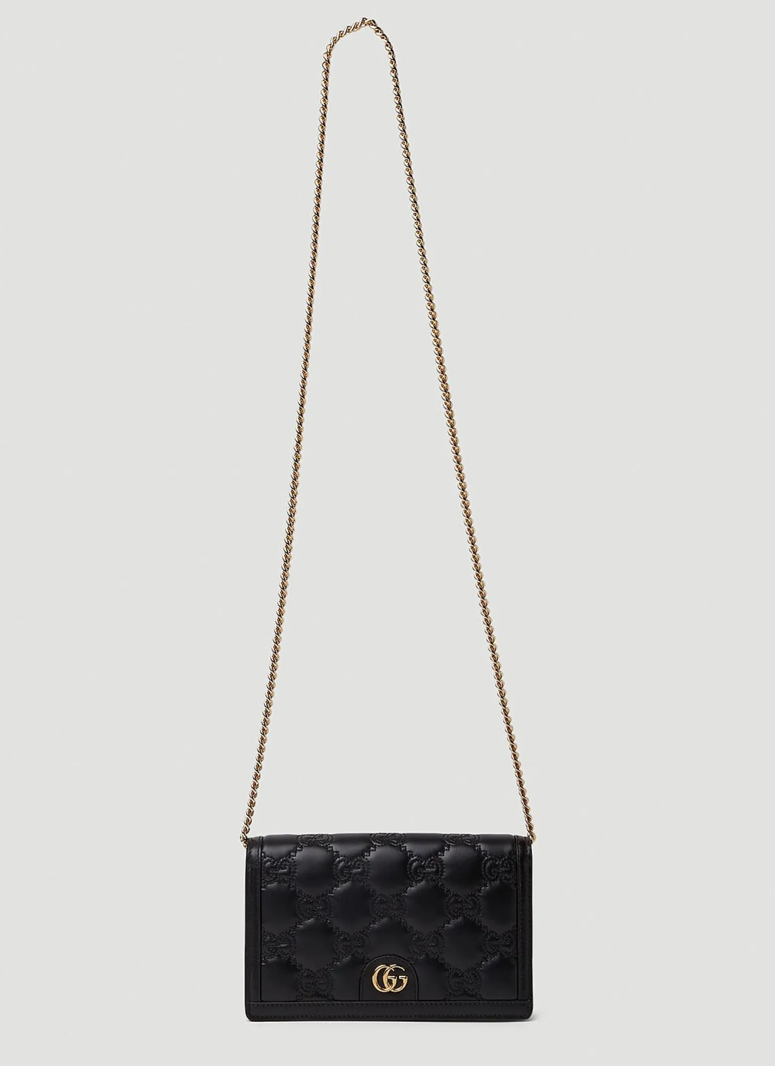 Gg Matelasse Chain Wallet