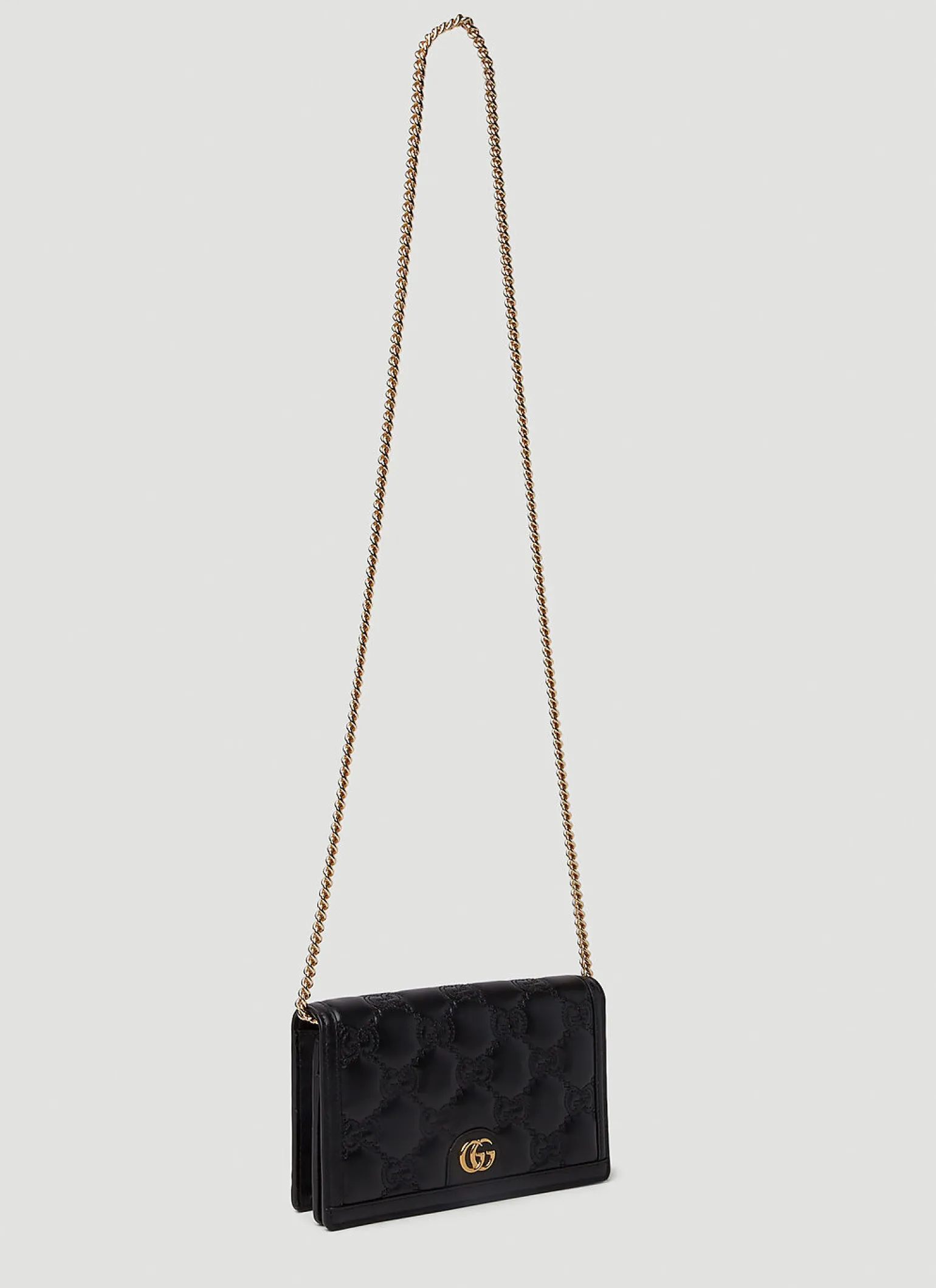 Gg Matelasse Chain Wallet