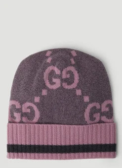 Gg Motif Beanie Hat