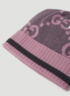Gg Motif Beanie Hat