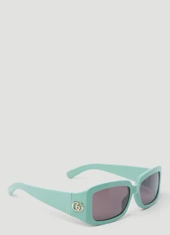 Gg Rectangular Sunglasses