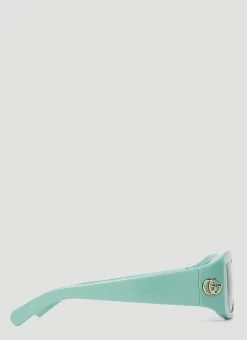 Gg Rectangular Sunglasses