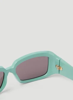 Gg Rectangular Sunglasses