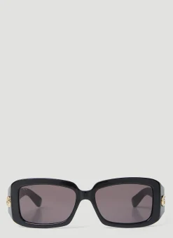 Gg Rectangular Sunglasses