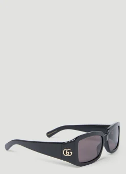 Gg Rectangular Sunglasses