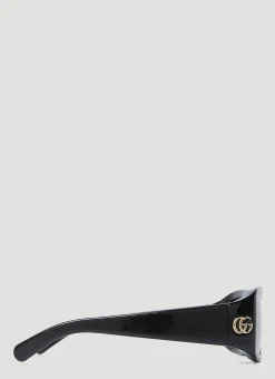 Gg Rectangular Sunglasses
