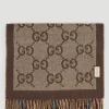 Gg Reversible Check Scarf
