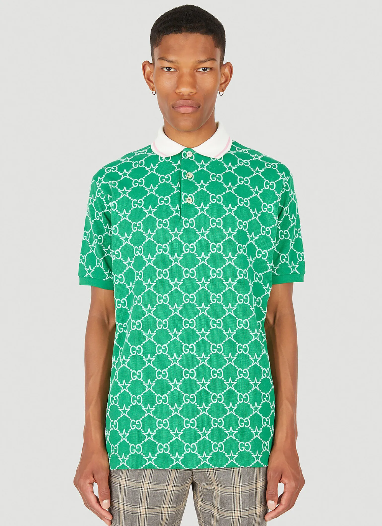 Gg Star Motif Polo Shirt