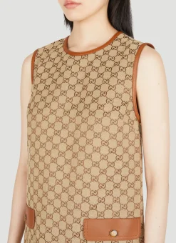 Gg Supreme Canvas Dress