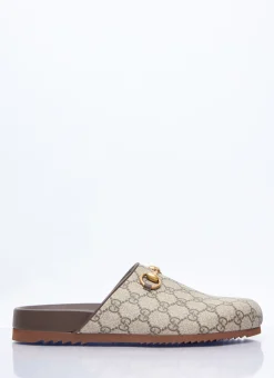 Gg Supreme Horsebit Slipper Shoes