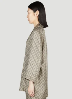 Gg Supreme Silk Shirt