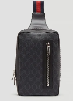 Gg Supreme Web Belt Cross Body Bag