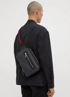 Gg Supreme Web Belt Cross Body Bag