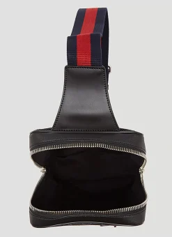 Gg Supreme Web Belt Cross Body Bag