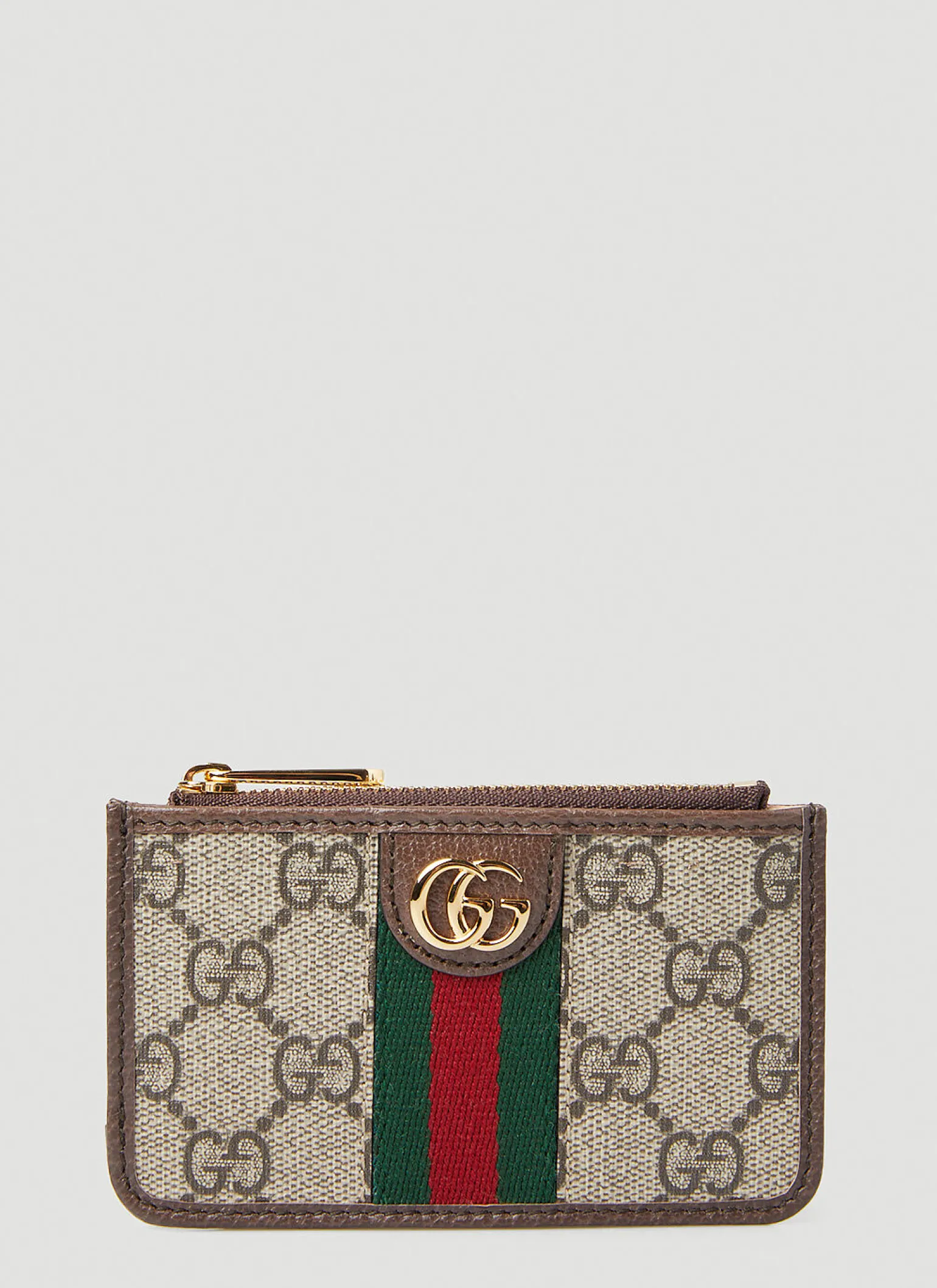 Gg Supreme Web Card Holder