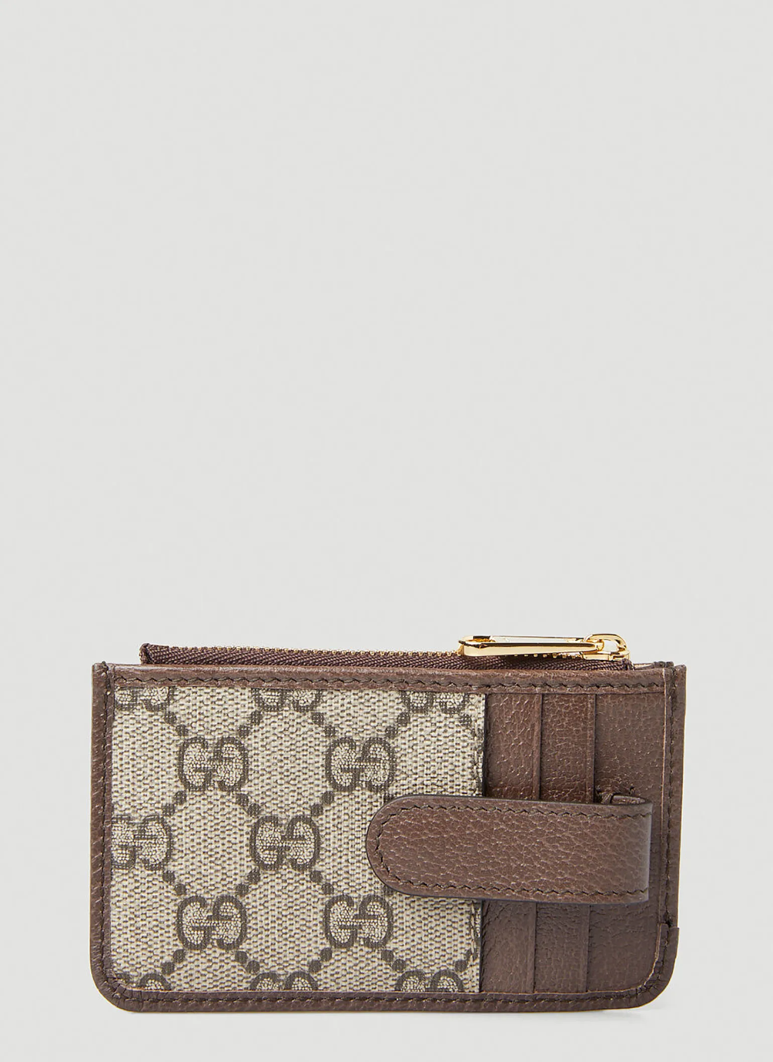 Gg Supreme Web Card Holder