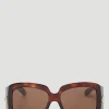 Gg Tortoiseshell Square Sunglasses