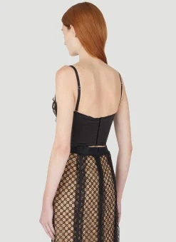 Gg Tulle Corset