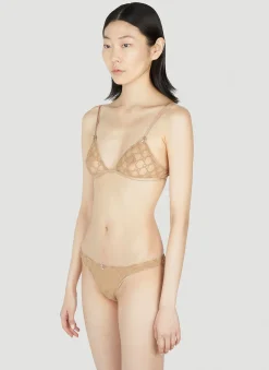 Gg Tulle Lingerie Set
