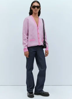 Gg Wool Jacquard Cardigan