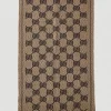 Gg Wool Jacquard Scarf