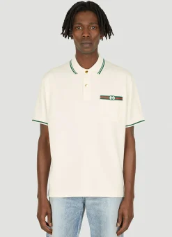 Gg-Embroidered Polo Shirt