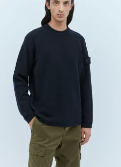 Ghost Compass Patch Wool Sweater