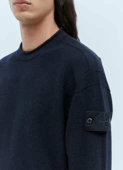 Ghost Compass Patch Wool Sweater