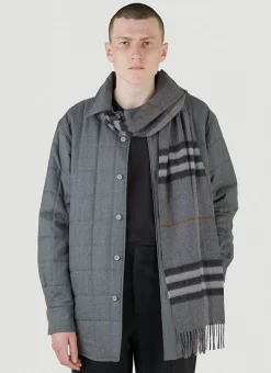 Giant Check Cashmere Scarf