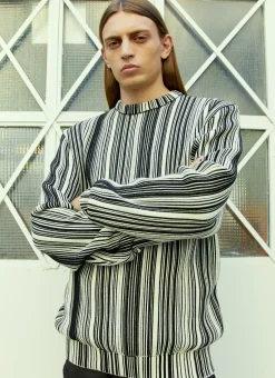Glitched Knitted Sweater