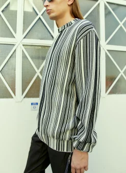 Glitched Knitted Sweater