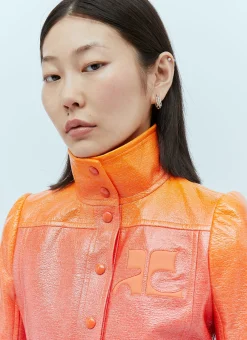 Gradient Sunset Vinyl Jacket