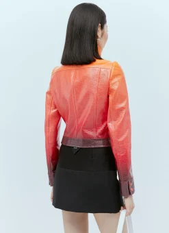 Gradient Sunset Vinyl Jacket