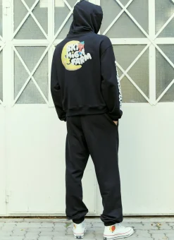 Graphic Print Hooded Sweatshirt