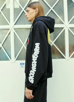 Graphic Print Hooded Sweatshirt