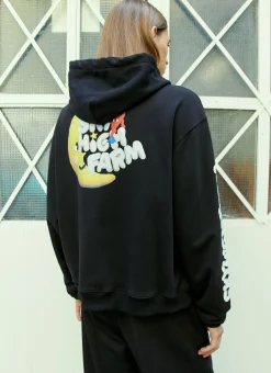 Graphic Print Hooded Sweatshirt